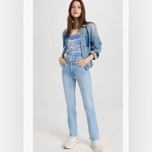 NWOT Mother High Wasted Rider Skimp Jeans, Size 28
